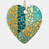 Waterverf Het Schilderen Stone Mosaic + uw ideeën Keramisch Ornament (Rechts)