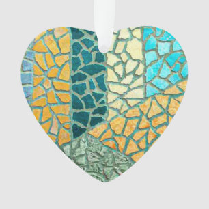 Waterverf Het Schilderen Stone Mosaic + uw ideeën Ornament