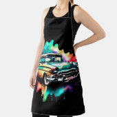 Waterverf het Schilderen Vintage Auto Schort (Insitu)