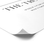 Waterverf het ware licht kerst poster (Hoek)