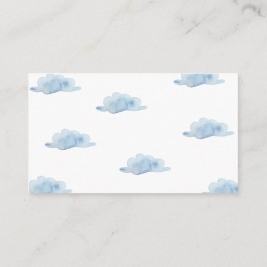 Waterverf Hete luchtballon - boeken voor baby tick Informatiekaartje (Achterkant)