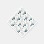 Waterverf Hete Luchtballon Wit // Verjaardag van h Servet (Hoek)