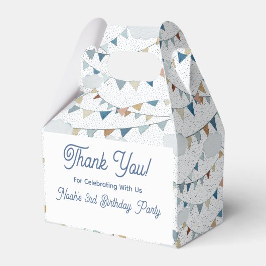 Waterverf Hete Luchtballonmengeling // Bedankdoosjes (Achterkant)