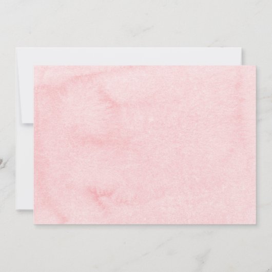 Waterverf heteluchtballon gepersonaliseerd briefpa notitiekaartje (Achterkant)