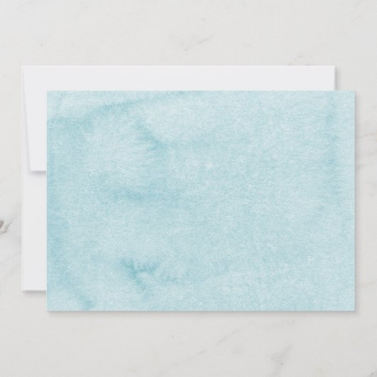 Waterverf heteluchtballon gepersonaliseerd briefpa notitiekaartje (Achterkant)