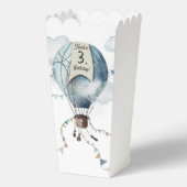 Waterverf heteluchtballon // Verjaardag van het Ki Bedankdoosjes (Voorkant)