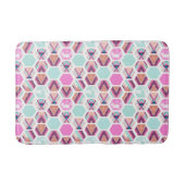 Waterverf Hexagon Patroon Badmat (Voorkant)