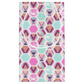 Waterverf Hexagon Patroon Klein Cadeauzakje (Achterkant)