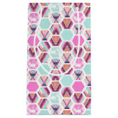 Waterverf Hexagon Patroon Klein Cadeauzakje (Voorkant)