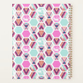 Waterverf Hexagon Patroon Planner (Achterkant)