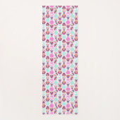 Waterverf Hexagon Patroon Yogamat (Voorkant)