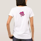 Waterverf Hibiscus Dames T-shirt i (Achterkant)