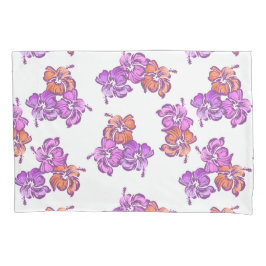 Waterverf Hibiscus Hawaiian Floral Omkeerbaar Kussensloop