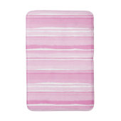 Waterverf Hibiscus Hawaiian Stripe Badmat (Voorkant Verticaal)