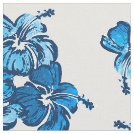 Waterverf Hibiscus Hawaiian Tropisch Stof