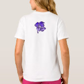 Waterverf Hibiscus Hawaiian Tropisch T-shirt (Achterkant)