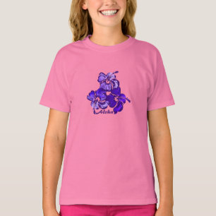 Waterverf Hibiscus Hawaiian Tropisch T-shirt
