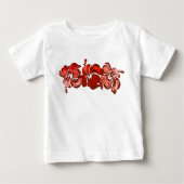 Waterverf Hibiscus Infant T-shirt (Voorkant)