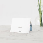 Waterverf Hibiscus Maui Wedding Bedankkaart (Achterkant)