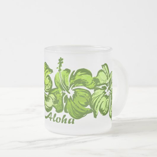 Waterverf Hibiscus Mok (Voorkant rechts)