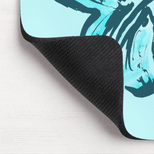 Waterverf Hibiscus Muismatten (Hoek)