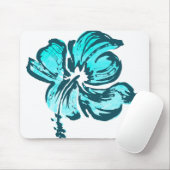 Waterverf Hibiscus Muismatten (Met muis)