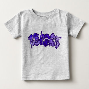 Waterverf Hibiscus Peuters T-shirt