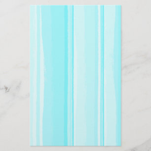 Waterverf Hibiscus Striped Coordinating Briefpapier