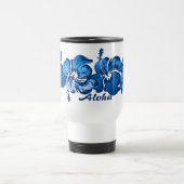 Waterverf Hibiscus Travel Mug Reisbeker (Center)