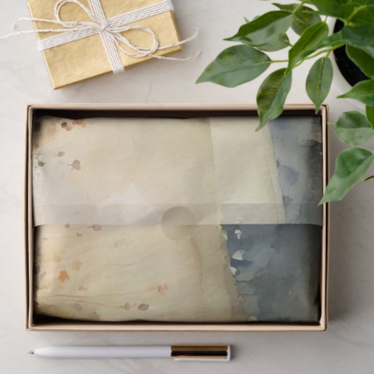 Waterverf Highland Koe Tissuepapier (Geschenk)