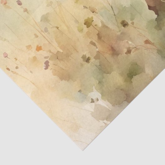  Waterverf Highland Koe Tissuepapier (Detail)