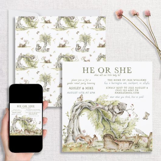 Waterverf Hij of zij Beer Gendergelijkheid onthull Kaart