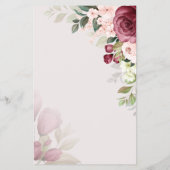 Waterverf Hij zei dat ze een douchespelkaart zei Flyer (Achterkant)