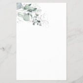 Waterverf Hij zei dat ze een douchespelkaart zei Flyer (Achterkant)