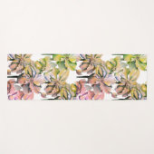 Waterverf Himalayan Perzische Blauwe Poppies Yogamat (Voorkant (horizontaal))