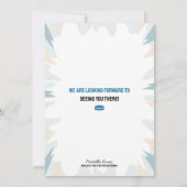 Waterverf Hockey Verjaardagsuitnodiging Kaart (Achterkant)