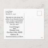 Waterverf hoefijzer gepersonaliseerde wijziging va feestdagenkaart (Achterkant)