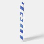 Waterverf hoekige blauw-witte strepen Case-Mate iPhone case (Achterkant / Rechts)