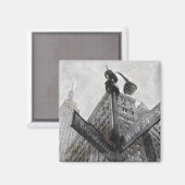 Waterverf Hoekteken Broadway Magneet (Voorkant / Achterkant)