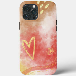 Waterverf Hoesje-Mate iPhone case