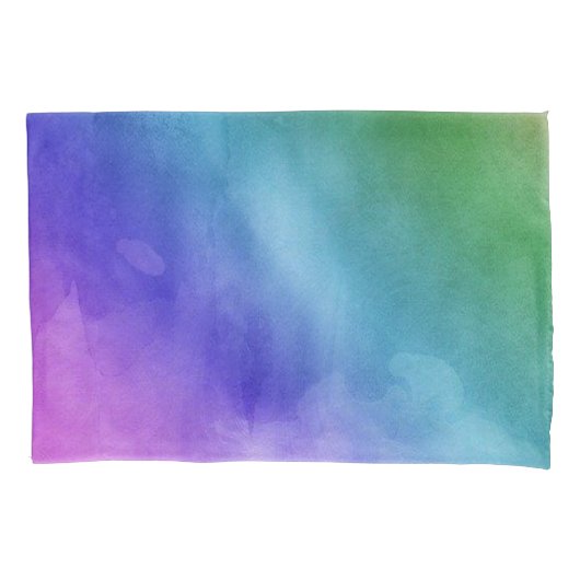 Waterverf Hoesje piloot blauw Kussensloop (Voorkant)