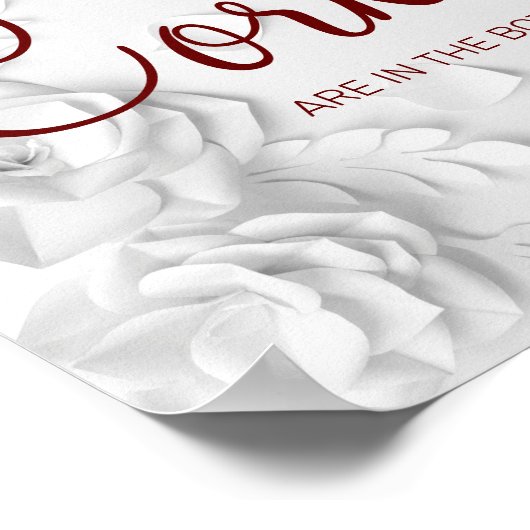 Waterverf Hoeveel corks vrijgezellenfeest game sig Poster (Hoek)