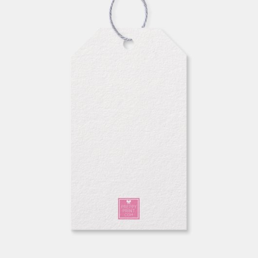 Waterverf Hoge hak Designer schoen Cadeaulabel (Achterkant)