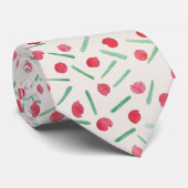 Waterverf Holiday Candy Cane Waterverf Stropdas (Opgerold)