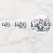 Waterverf Holiday Gnome Confetti (Achterkanten)