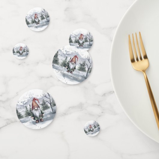 Waterverf Holiday Gnome Confetti (Groep)