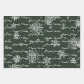 Waterverf Holiday Gnome Inpakpapier Vel (Voorkant 3)