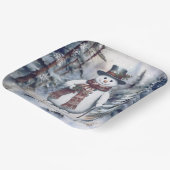 Waterverf Holiday Gnome Papieren Bordje (Gebogen)