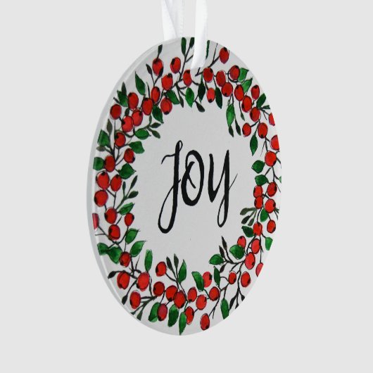 Waterverf Holiday Ornament (voorkant)