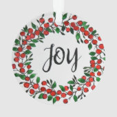 Waterverf Holiday Ornament (achterkant)